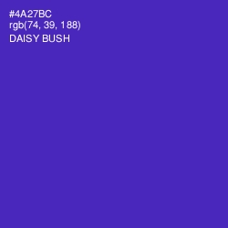#4A27BC - Daisy Bush Color Image