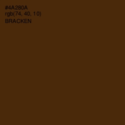 #4A280A - Bracken Color Image