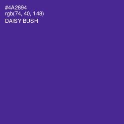#4A2894 - Daisy Bush Color Image