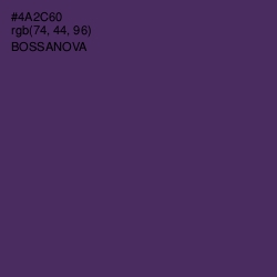 #4A2C60 - Bossanova Color Image