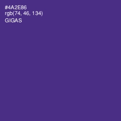 #4A2E86 - Gigas Color Image