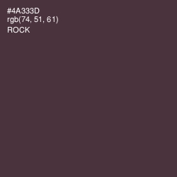 #4A333D - Rock Color Image