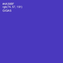 #4A39BF - Gigas Color Image