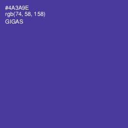 #4A3A9E - Gigas Color Image