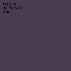 #4A3C50 - Voodoo Color Image