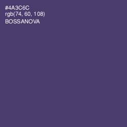 #4A3C6C - Bossanova Color Image