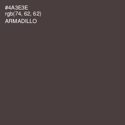 #4A3E3E - Armadillo Color Image