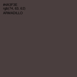 #4A3F3E - Armadillo Color Image