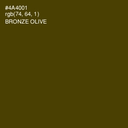 #4A4001 - Bronze Olive Color Image