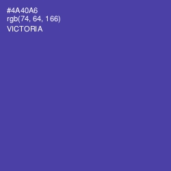 #4A40A6 - Victoria Color Image