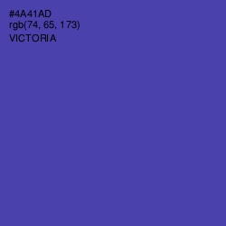 #4A41AD - Victoria Color Image