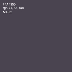 #4A4350 - Mako Color Image