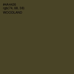 #4A4426 - Woodland Color Image