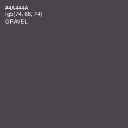 #4A444A - Gravel Color Image