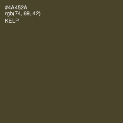 #4A452A - Kelp Color Image