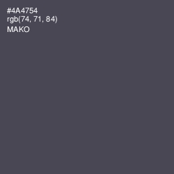 #4A4754 - Mako Color Image