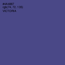 #4A4887 - Victoria Color Image