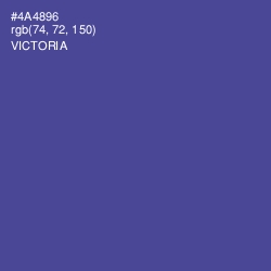 #4A4896 - Victoria Color Image