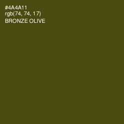 #4A4A11 - Bronze Olive Color Image