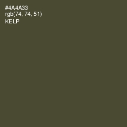 #4A4A33 - Kelp Color Image