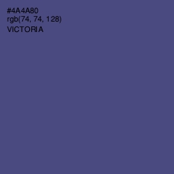 #4A4A80 - Victoria Color Image