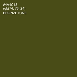 #4A4C18 - Bronzetone Color Image