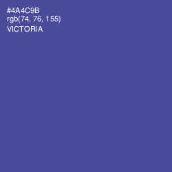 #4A4C9B - Victoria Color Image