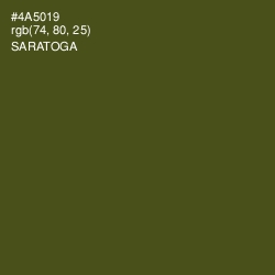 #4A5019 - Saratoga Color Image
