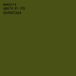 #4A5114 - Saratoga Color Image