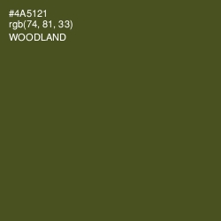 #4A5121 - Woodland Color Image