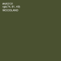 #4A5131 - Woodland Color Image