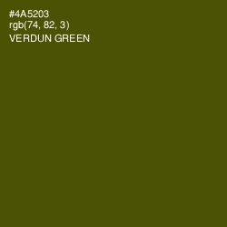 #4A5203 - Verdun Green Color Image
