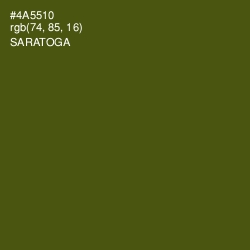 #4A5510 - Saratoga Color Image