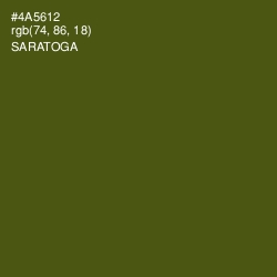 #4A5612 - Saratoga Color Image