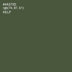 #4A573D - Kelp Color Image