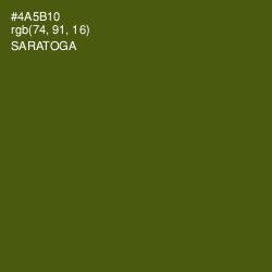#4A5B10 - Saratoga Color Image