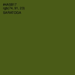 #4A5B17 - Saratoga Color Image