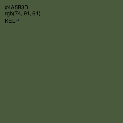 #4A5B3D - Kelp Color Image