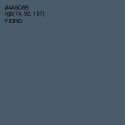 #4A5C6B - Fiord Color Image