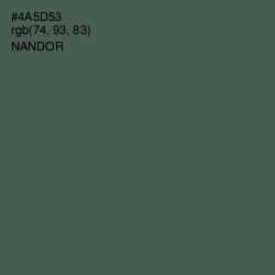 #4A5D53 - Nandor Color Image