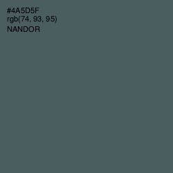 #4A5D5F - Nandor Color Image