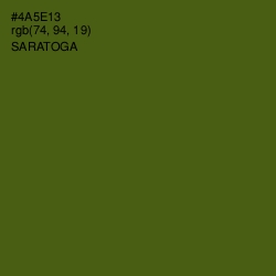 #4A5E13 - Saratoga Color Image