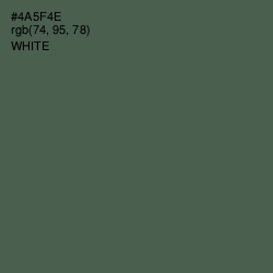 #4A5F4E - Gray Asparagus Color Image