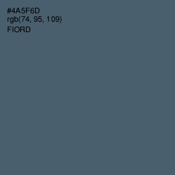 #4A5F6D - Fiord Color Image