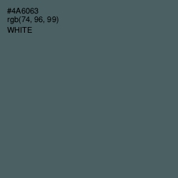 #4A6063 - Blue Bayoux Color Image
