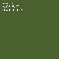 #4A612F - Chalet Green Color Image