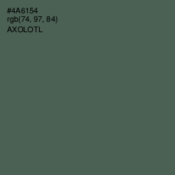 #4A6154 - Axolotl Color Image