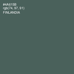 #4A615B - Finlandia Color Image