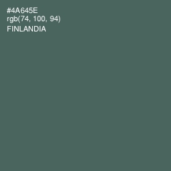 #4A645E - Finlandia Color Image