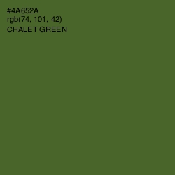 #4A652A - Chalet Green Color Image